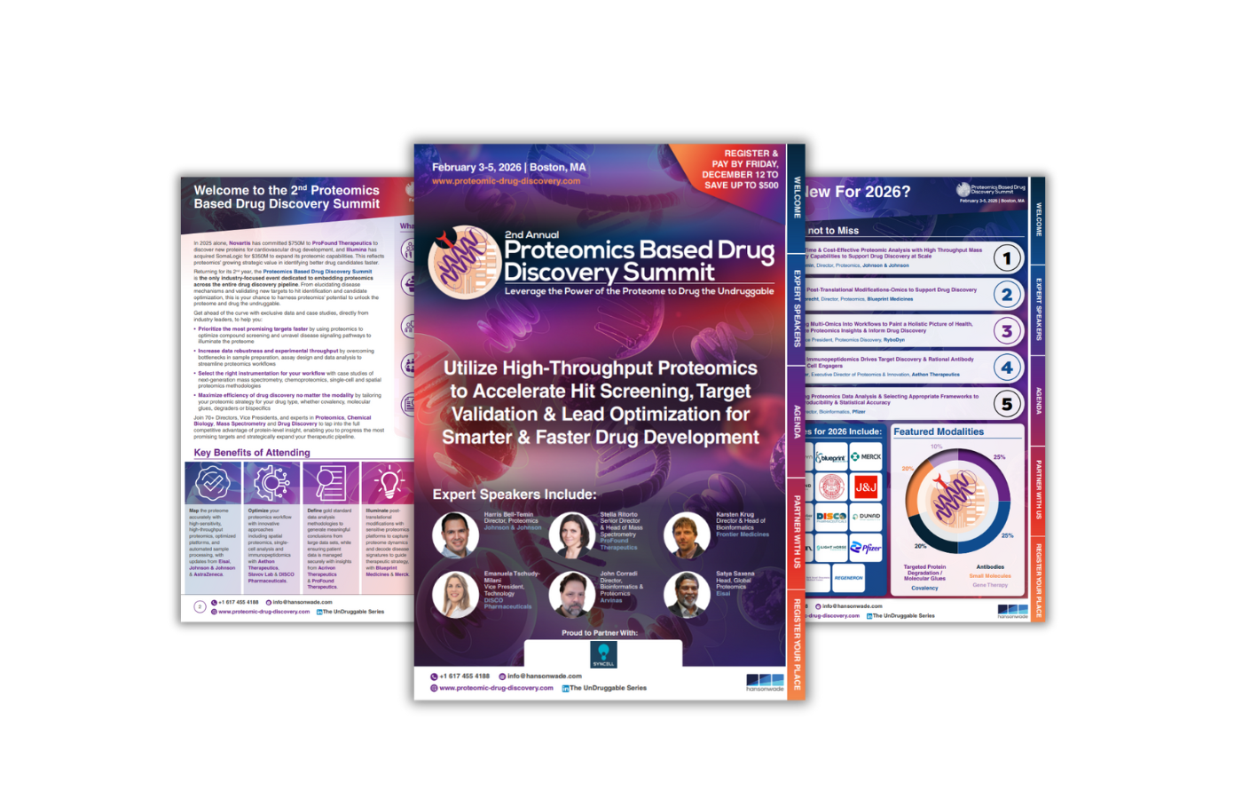 proteomics Based Drug Discovery Summit brochure